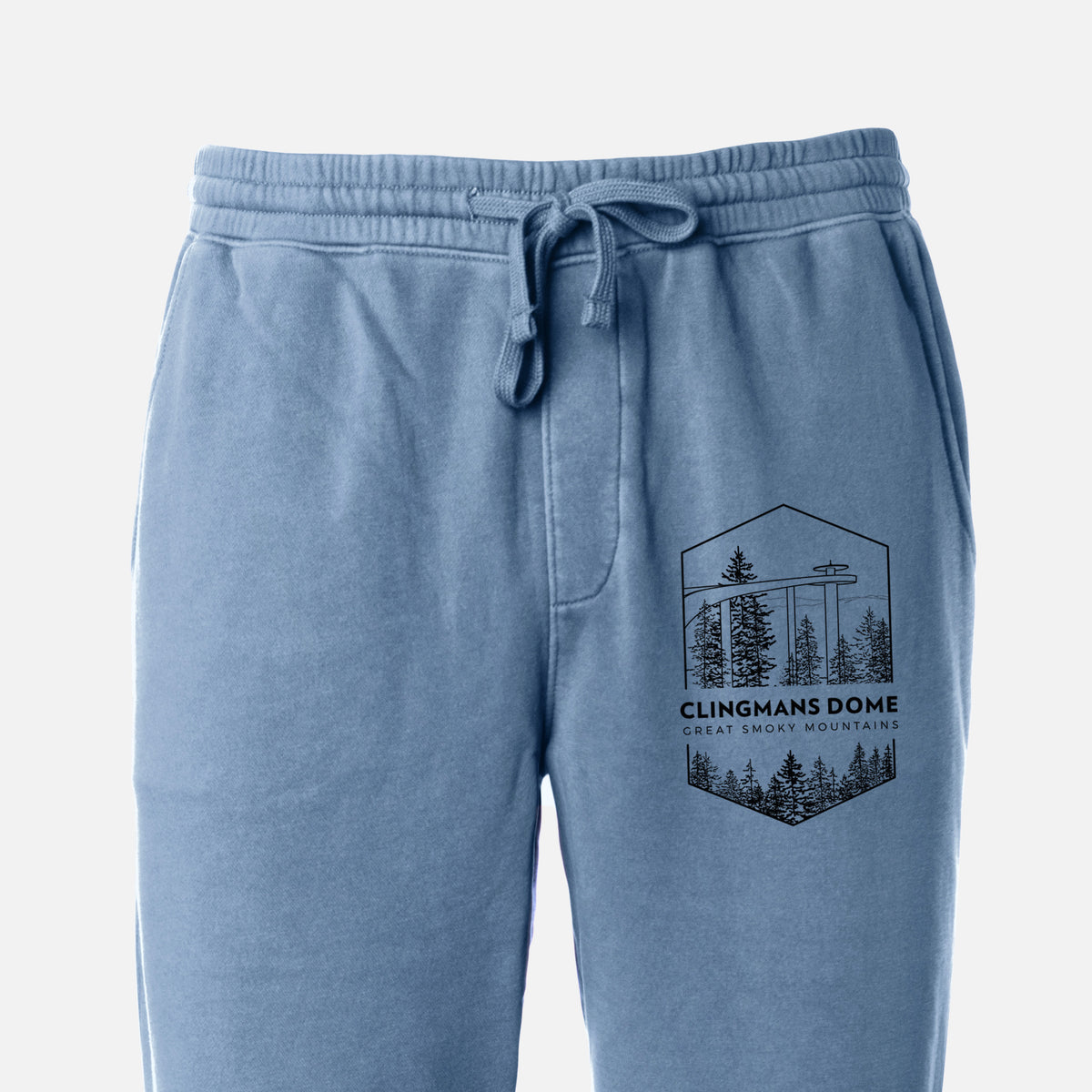 Clingmans Dome - Great Smoky Mountains National Park - Unisex Pigment Dyed Sweatpants