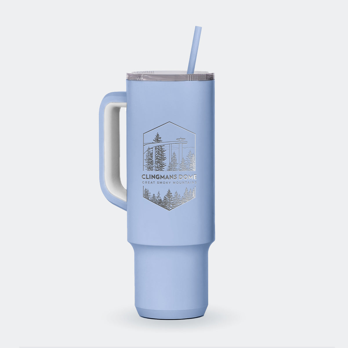 Clingmans Dome - Great Smoky Mountains National Park - 40oz Skinny Recharge Tumbler