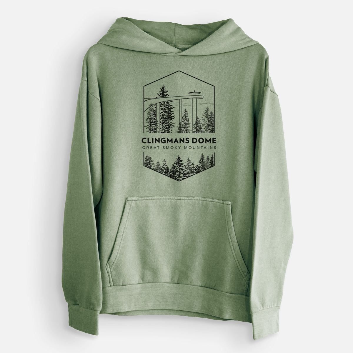 Clingmans Dome - Great Smoky Mountains National Park  - Urban Heavyweight Hoodie