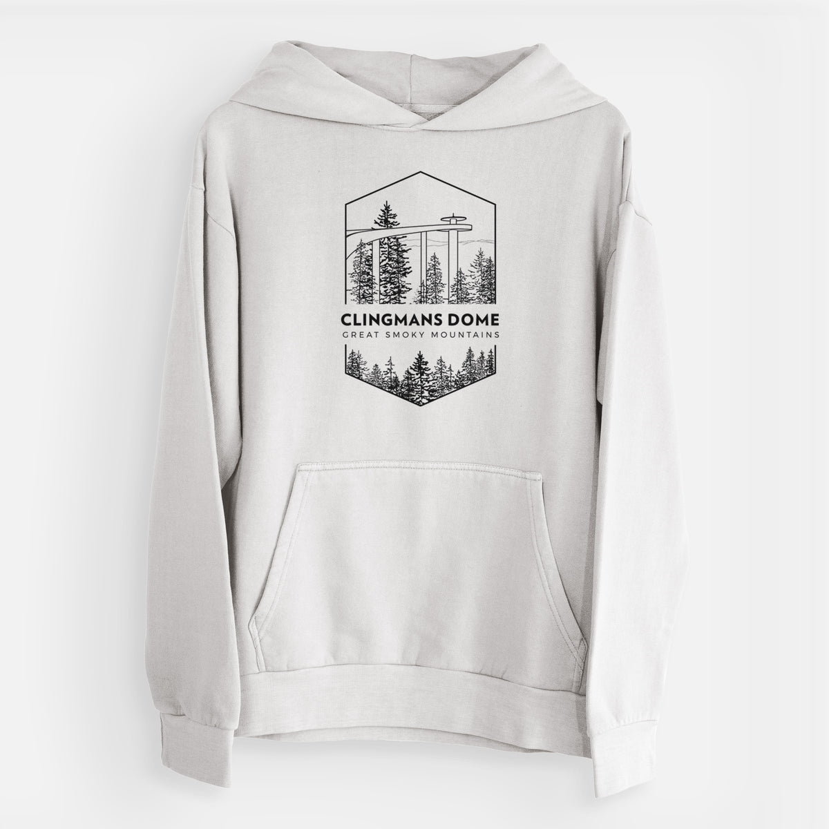 Clingmans Dome - Great Smoky Mountains National Park  - Urban Heavyweight Hoodie