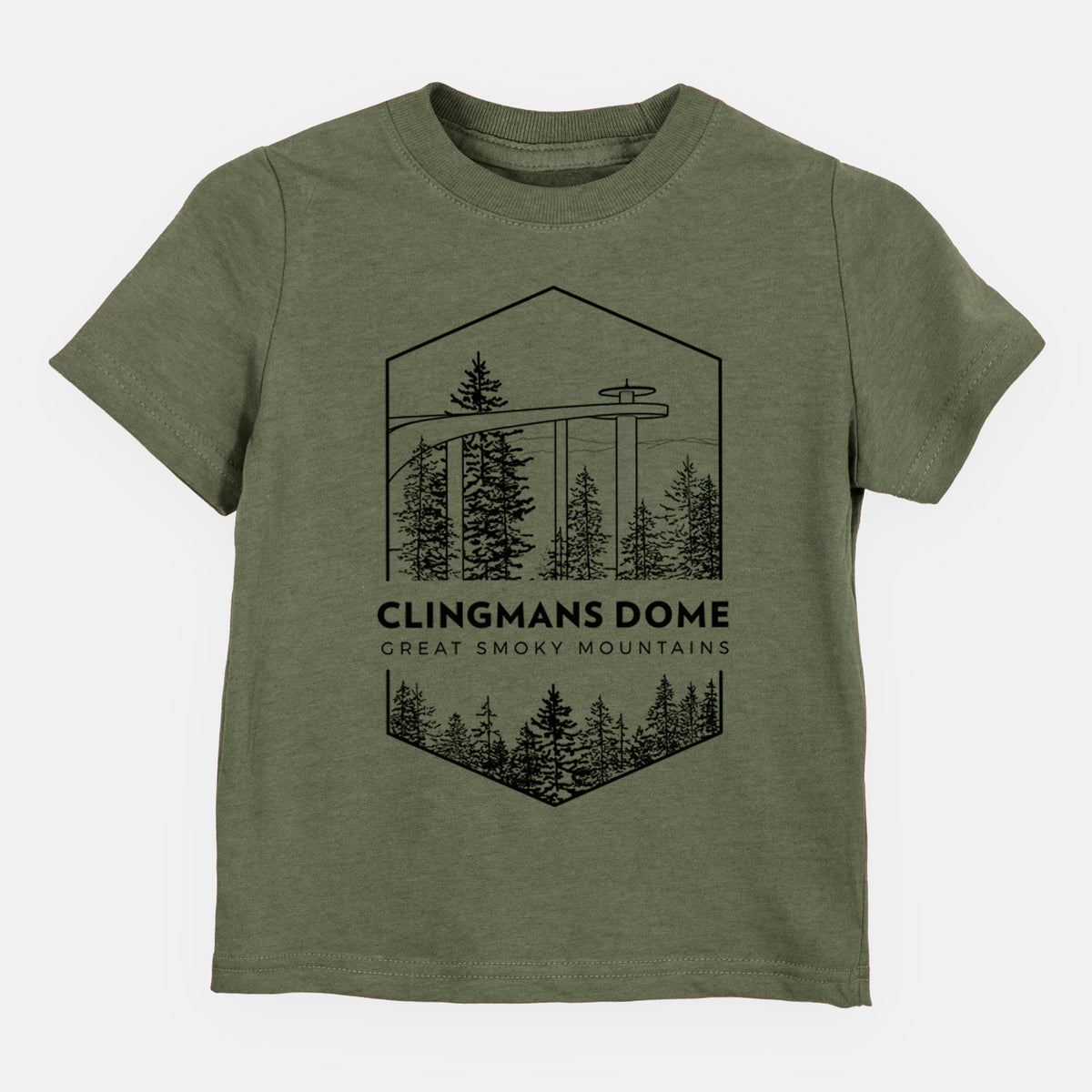 Clingmans Dome - Great Smoky Mountains National Park - Kids Shirt