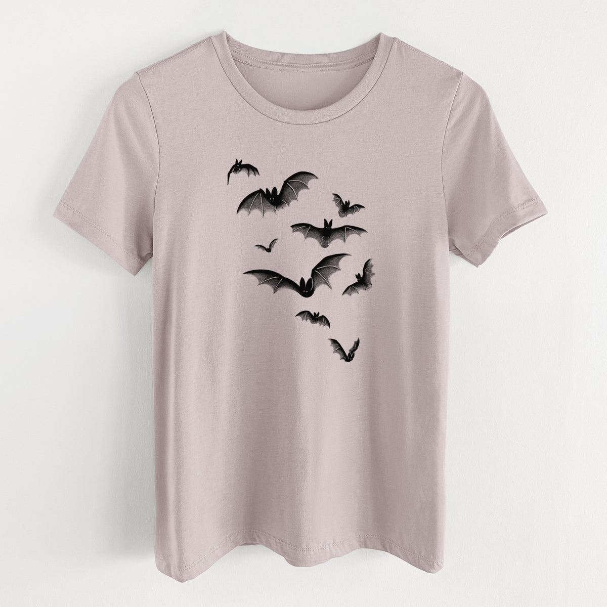 Cloud of Bats - Women's Lightweight Relaxed Fit 100% Cotton Crewneck