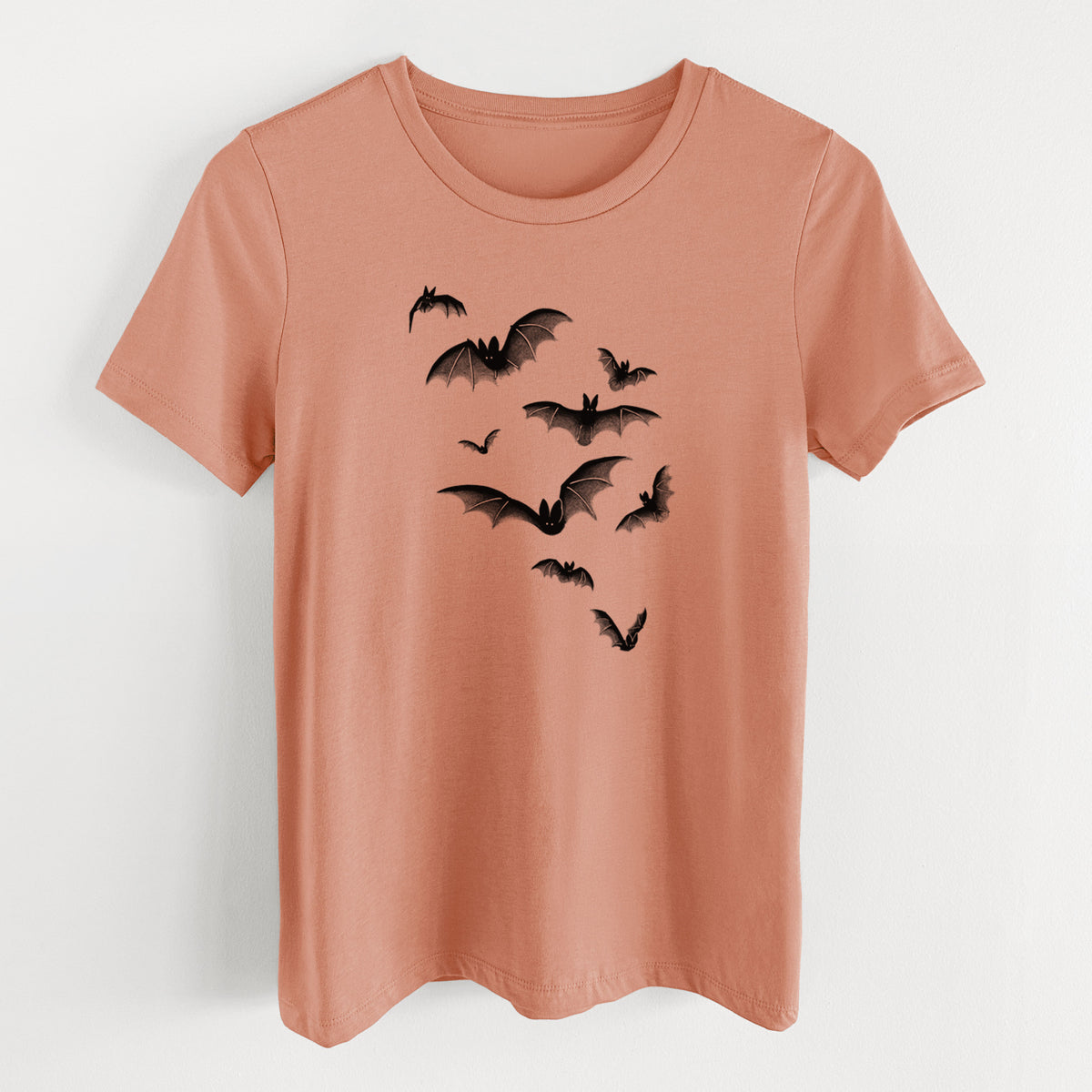 Cloud of Bats - Women's Lightweight Relaxed Fit 100% Cotton Crewneck