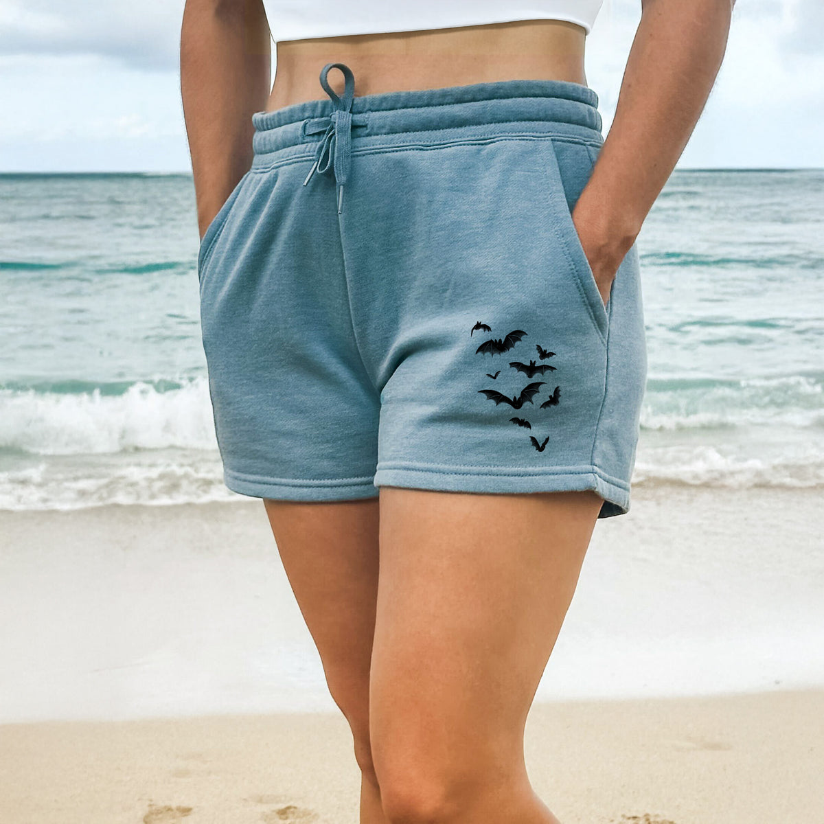 Cloud of Bats - Women's Cali Wave Shorts