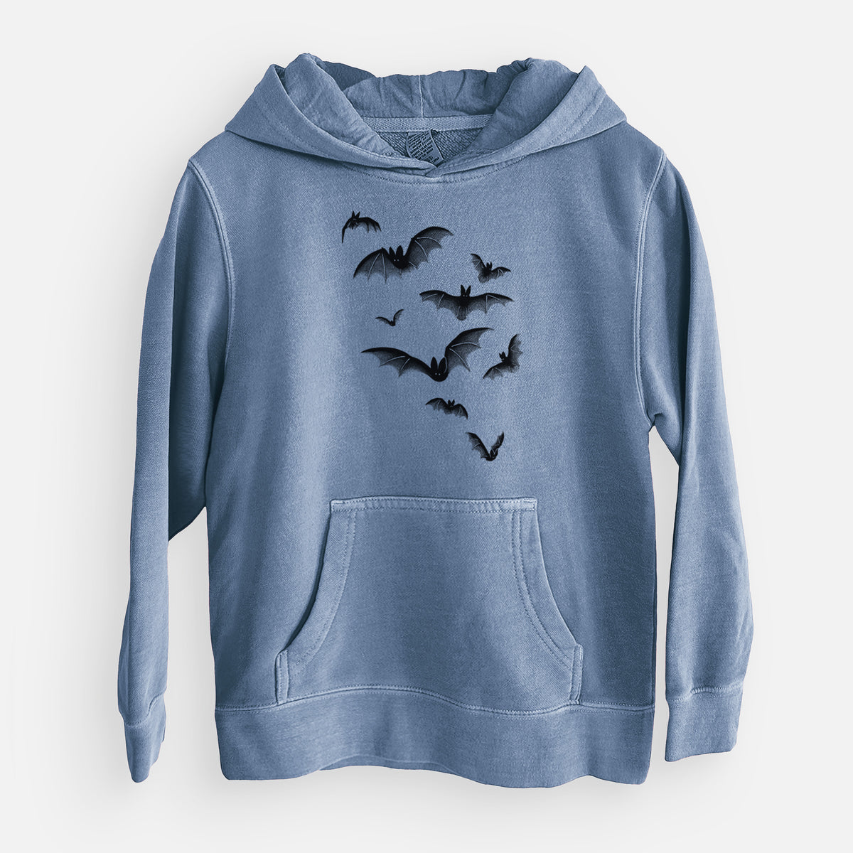 Cloud of Bats - Youth Pigment Dyed Hoodie