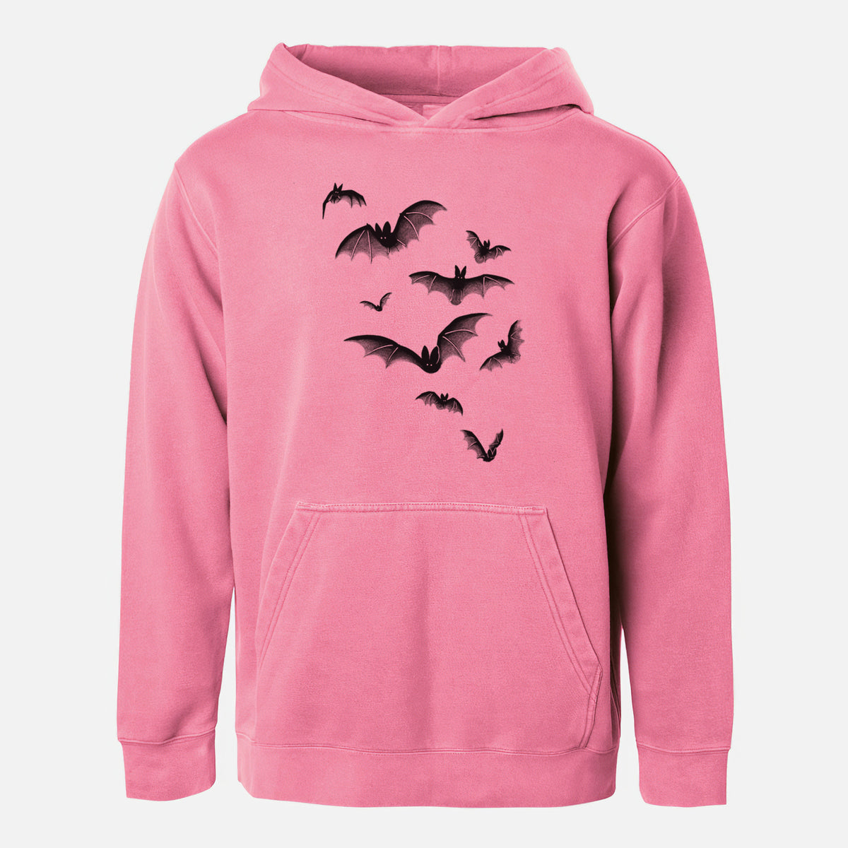 Cloud of Bats - Youth Pigment Dyed Hoodie