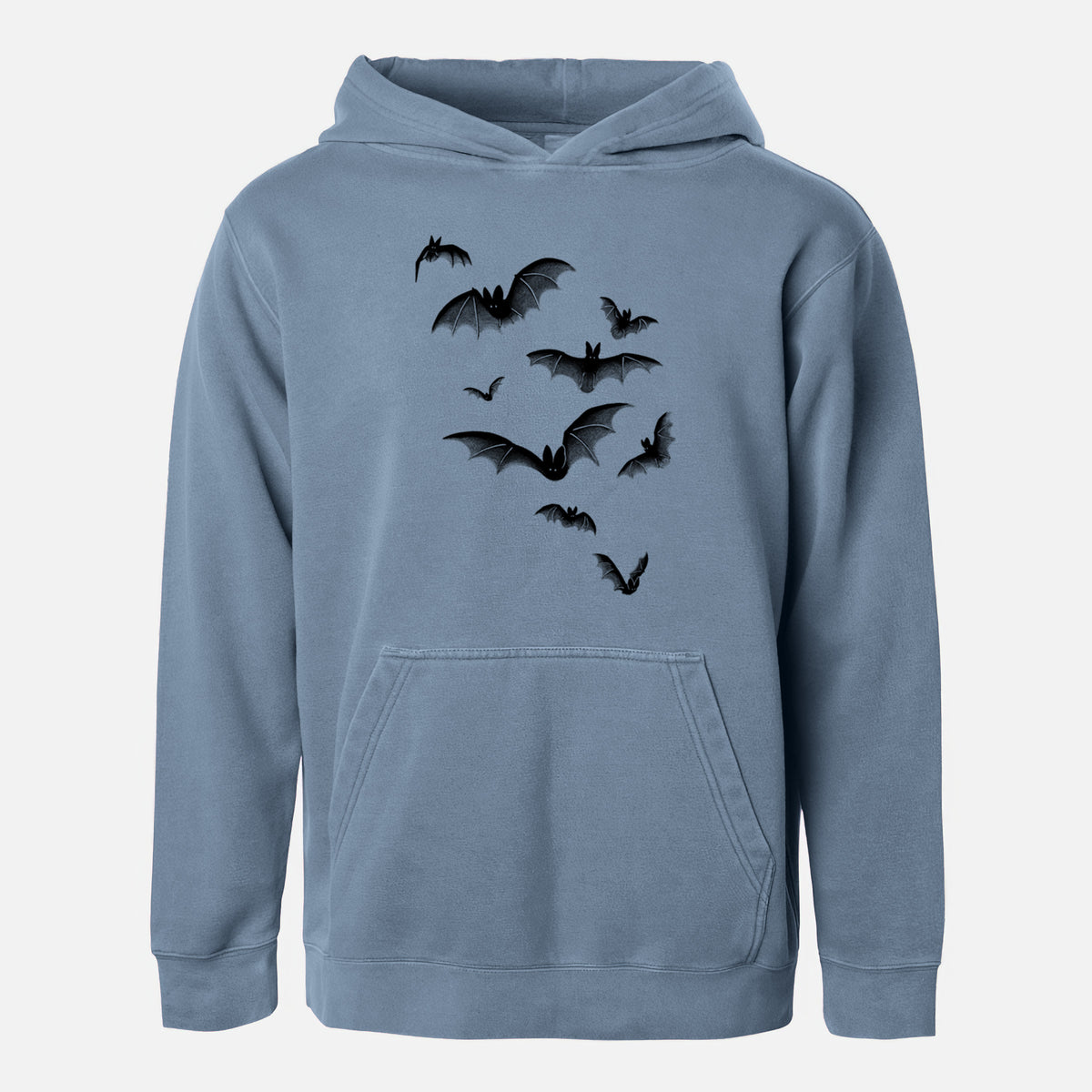 Cloud of Bats - Youth Pigment Dyed Hoodie