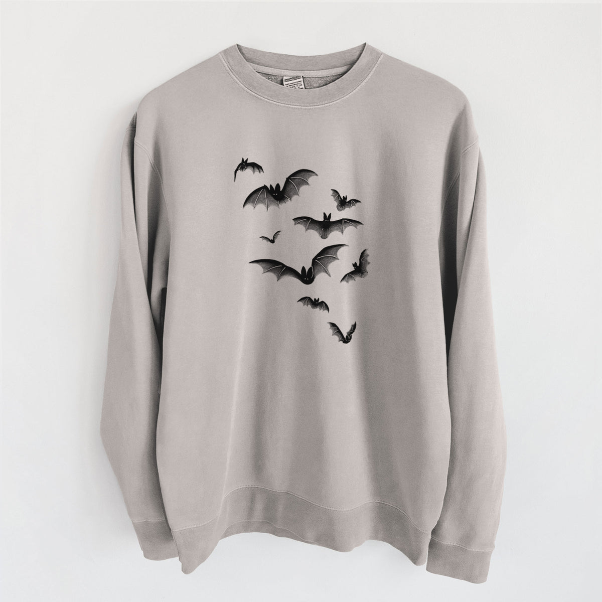 Cloud of Bats - Unisex Pigment Dyed Crew Sweatshirt