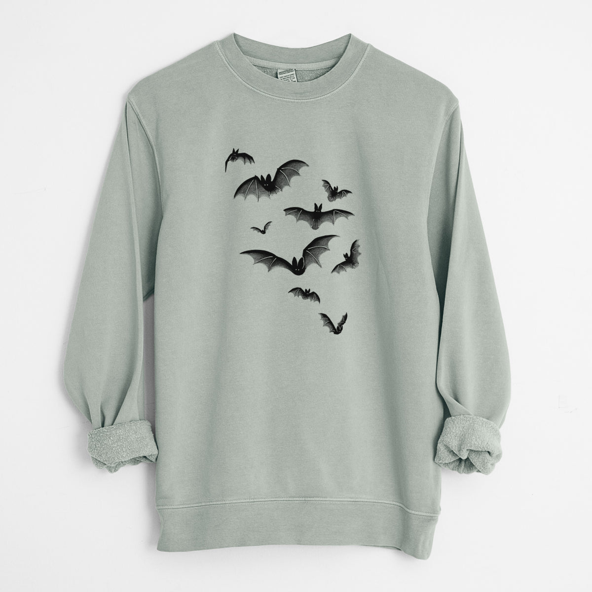 Cloud of Bats - Unisex Pigment Dyed Crew Sweatshirt