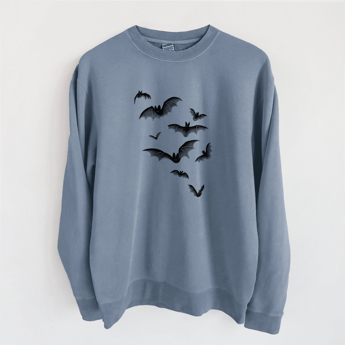 Cloud of Bats - Unisex Pigment Dyed Crew Sweatshirt