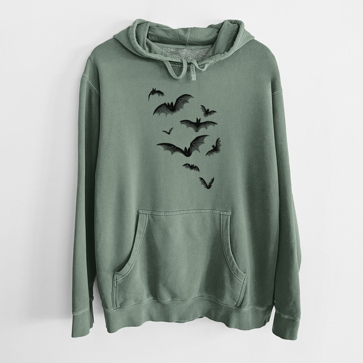 Cloud of Bats - Unisex Pigment Dyed Hoodie