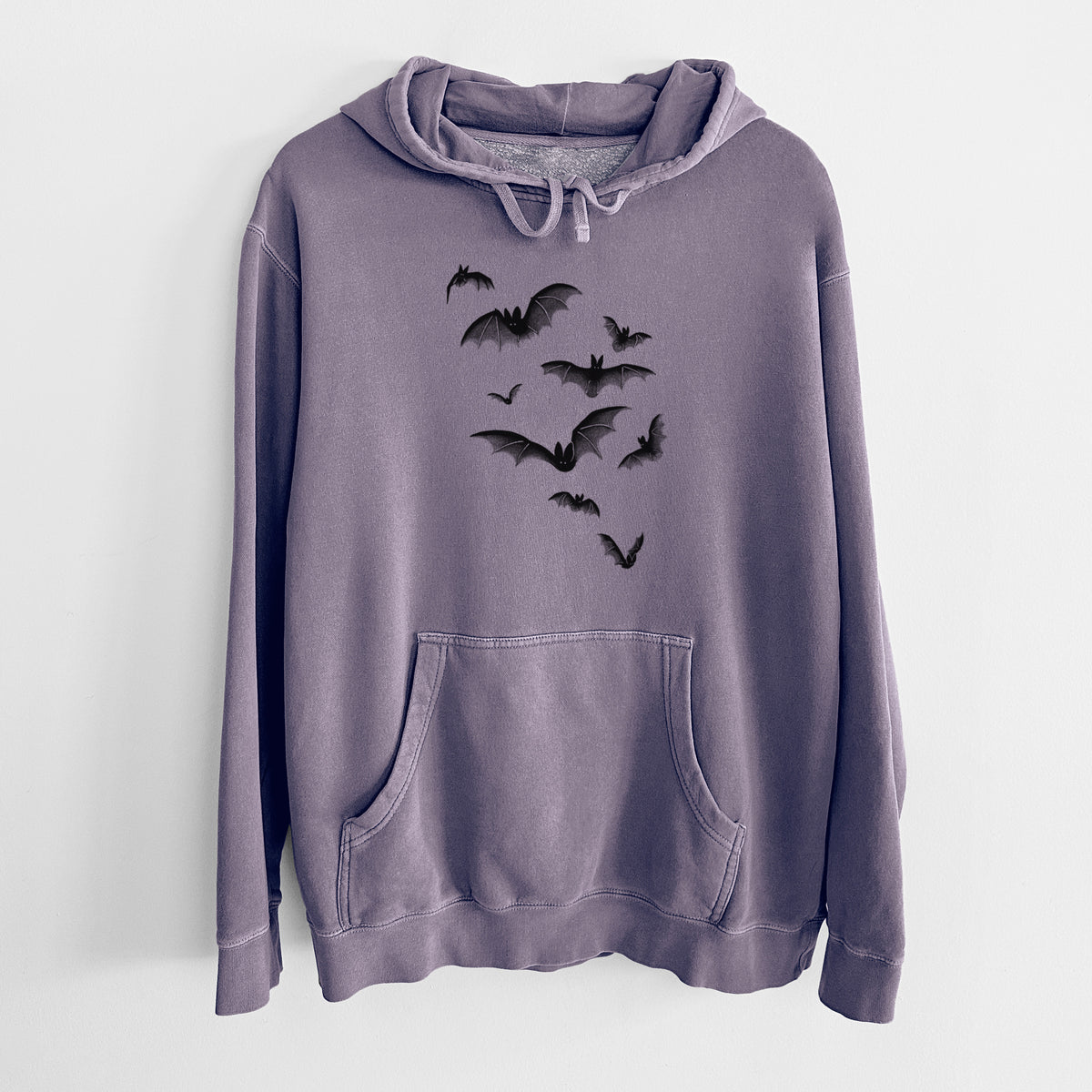 Cloud of Bats - Unisex Pigment Dyed Hoodie