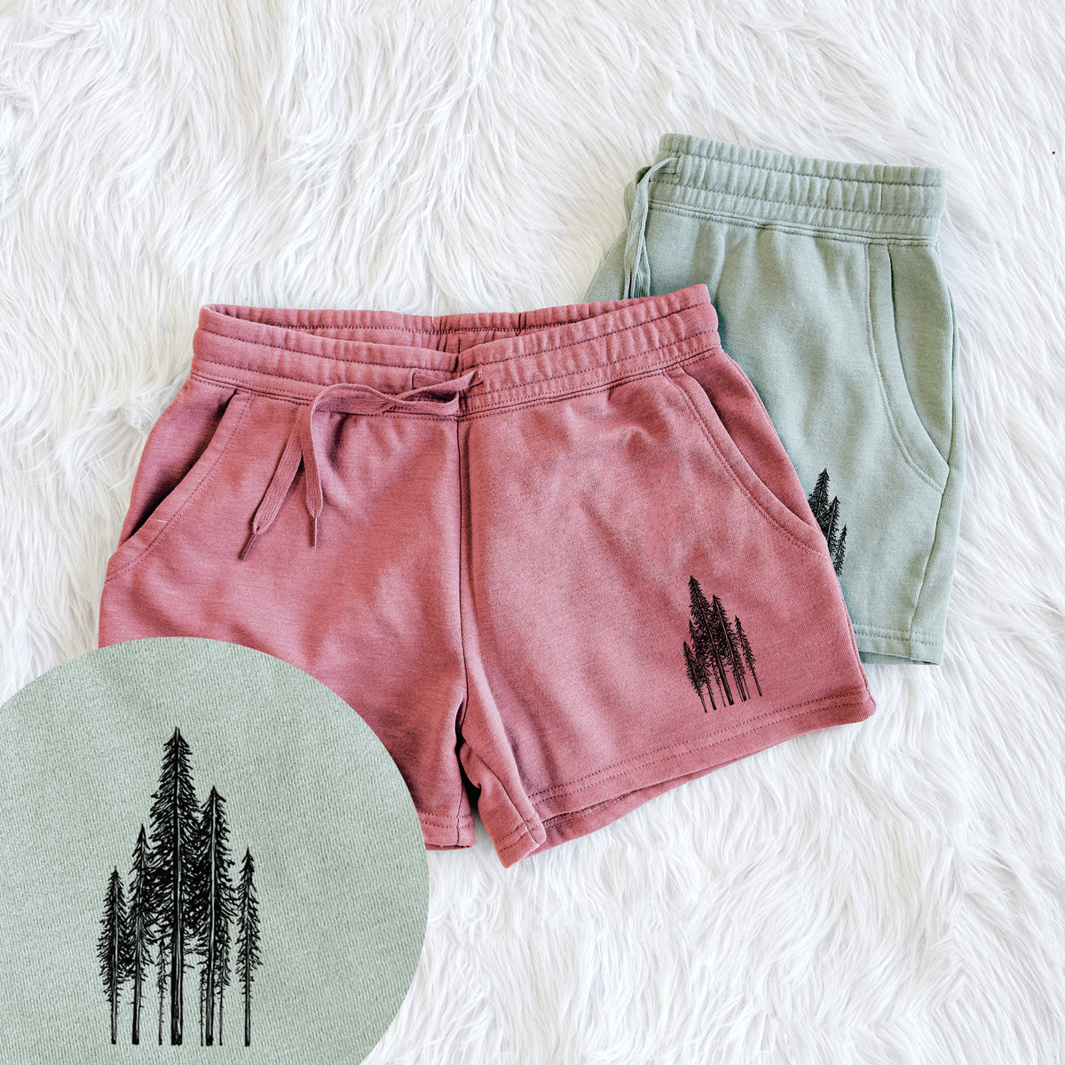 Coastal Redwoods - Women&#39;s Cali Wave Shorts