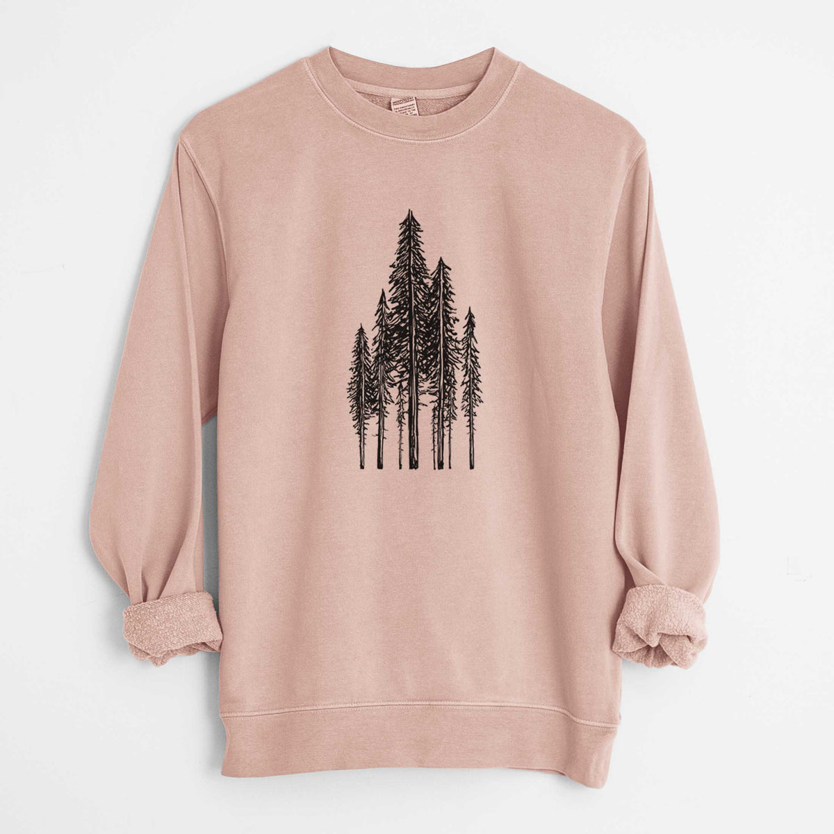 Coastal Redwoods - Unisex Pigment Dyed Crew Sweatshirt