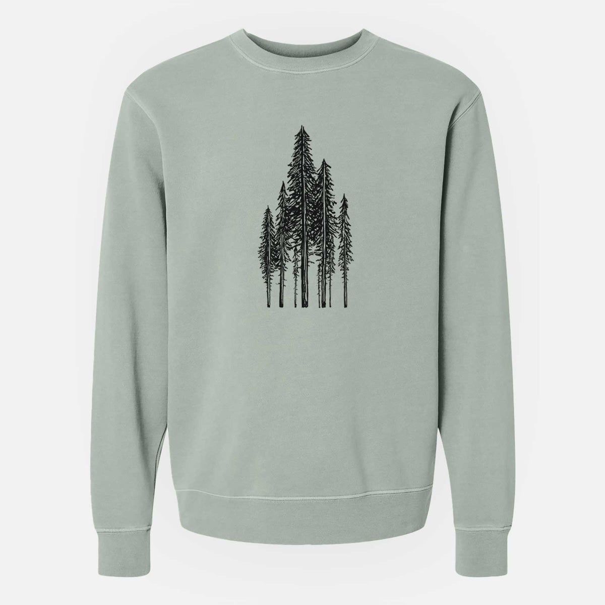 Coastal Redwoods - Unisex Pigment Dyed Crew Sweatshirt