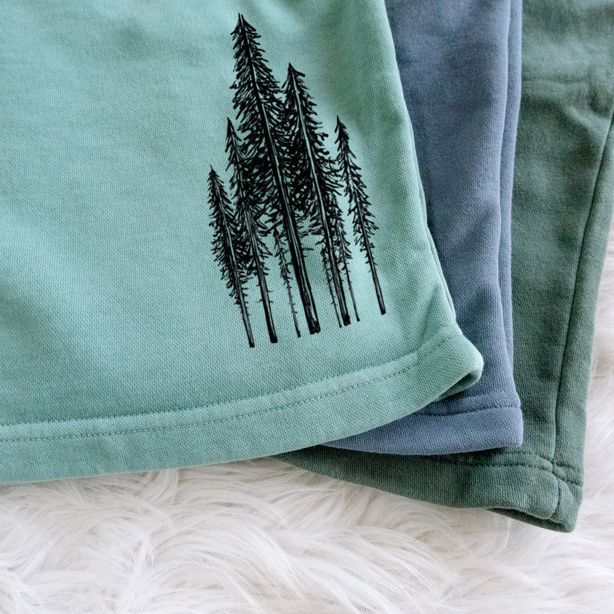 Coastal Redwoods - Unisex Pigment Dyed Shorts