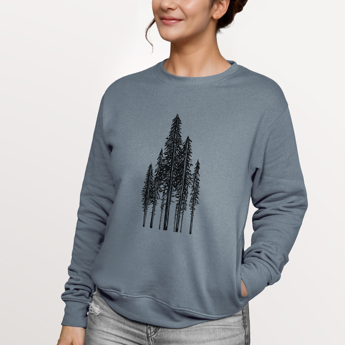 Coastal Redwoods  - Unisex Reclaimed Crewneck Sweatshirt