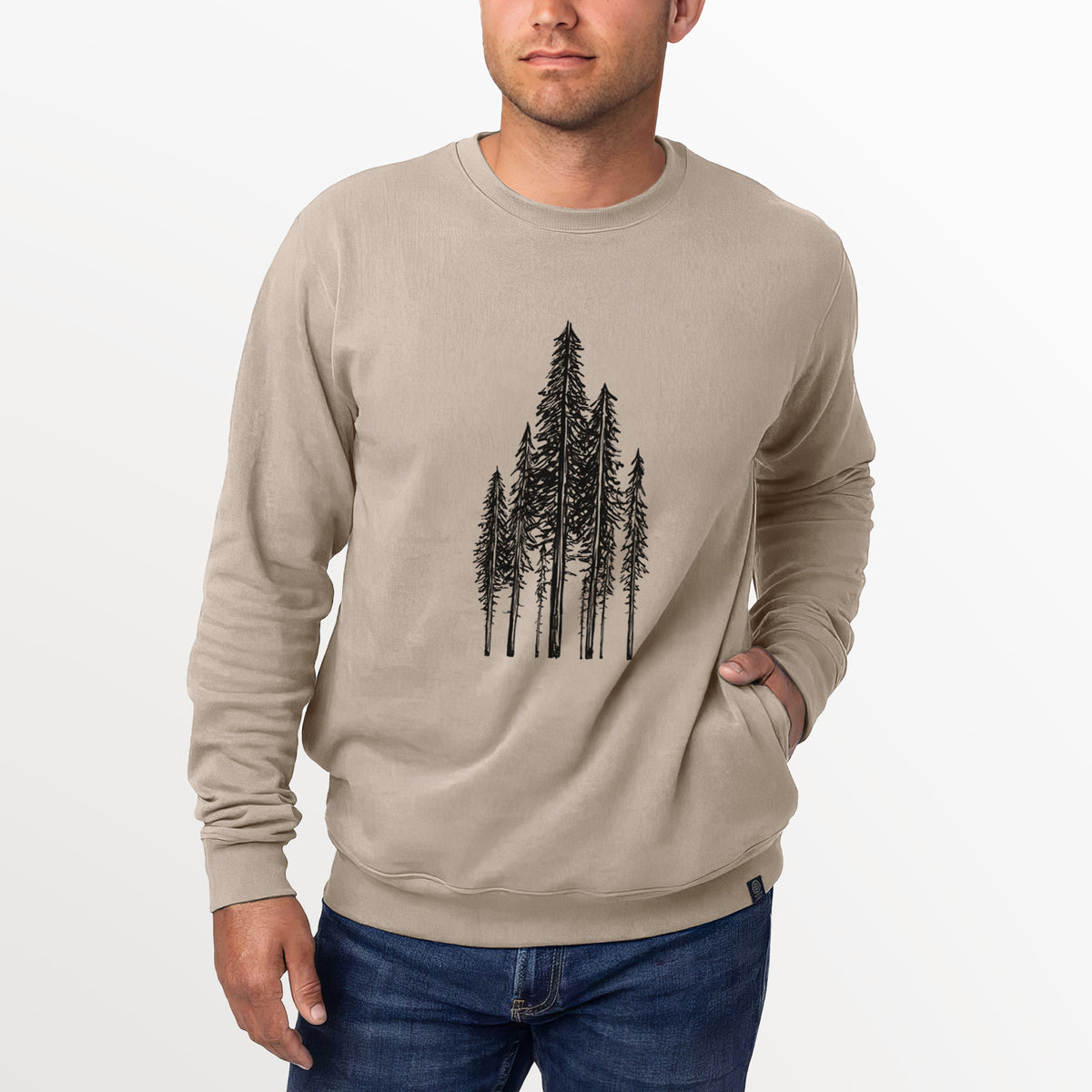 Coastal Redwoods  - Unisex Reclaimed Crewneck Sweatshirt