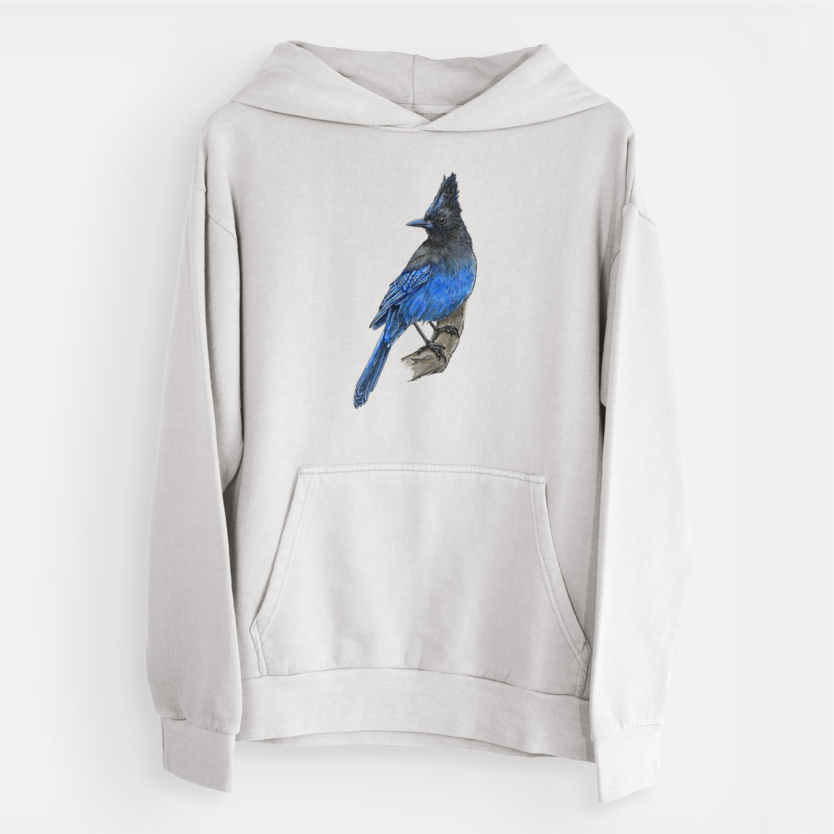 Vibrant Coastal Steller&#39;s Jay - Cyanocitta stelleri  - Urban Heavyweight Hoodie