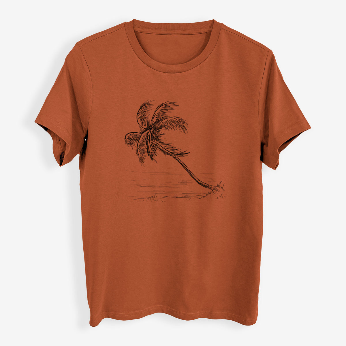 Coconut Palm - Cocos nucifera - Womens Everyday Maple Tee