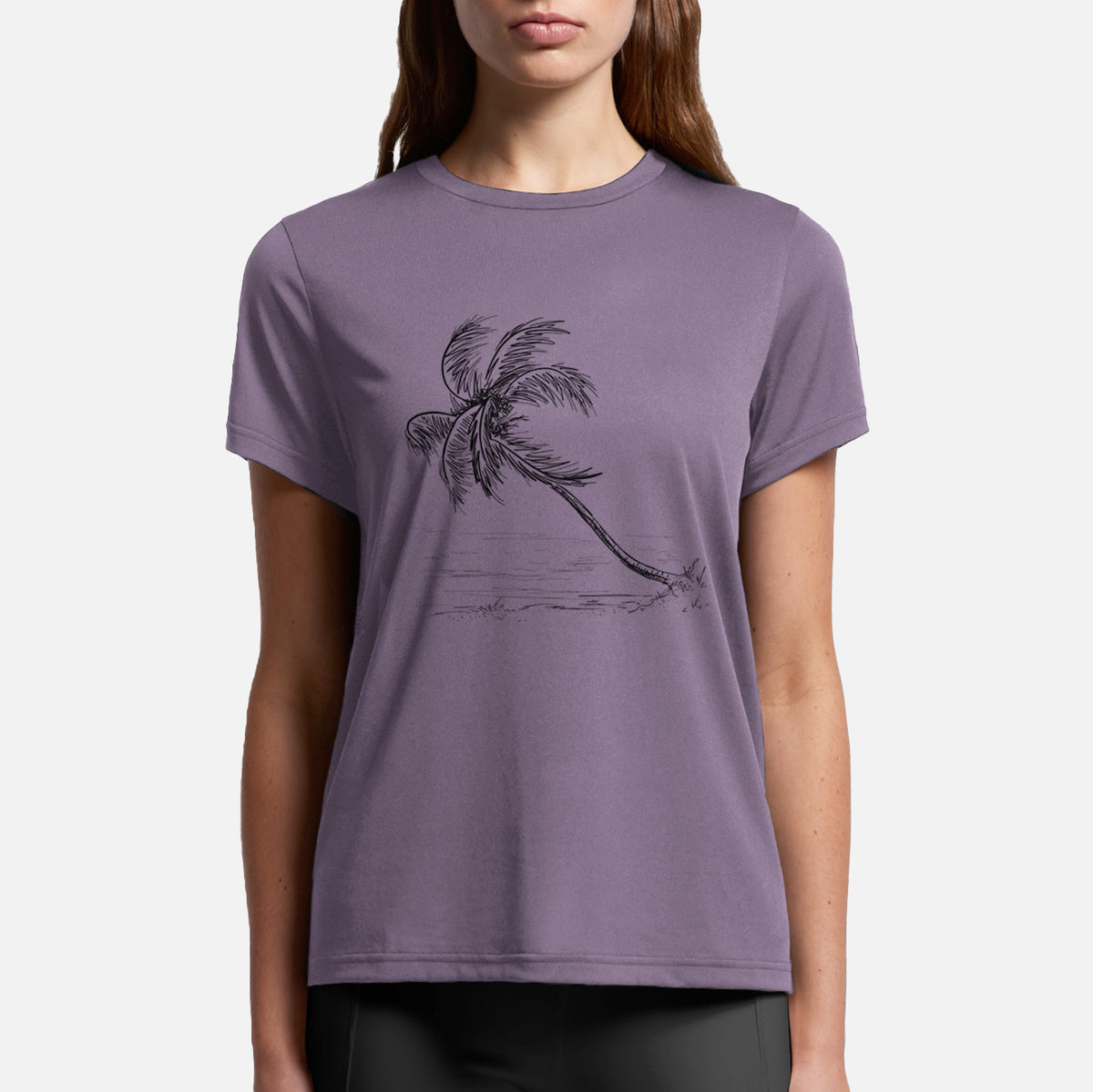 Coconut Palm - Cocos nucifera - Womens Everyday Maple Tee