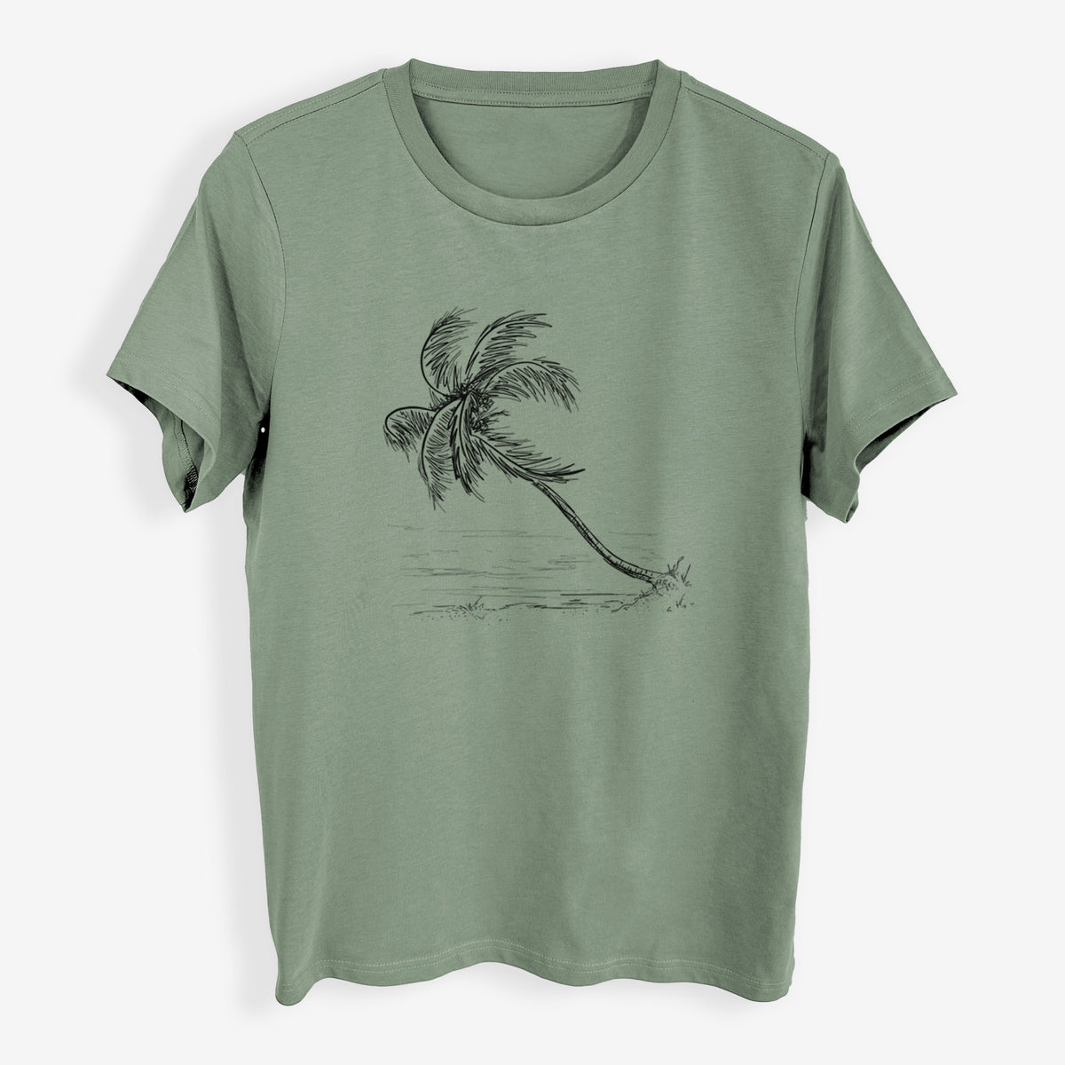 Coconut Palm - Cocos nucifera - Womens Everyday Maple Tee