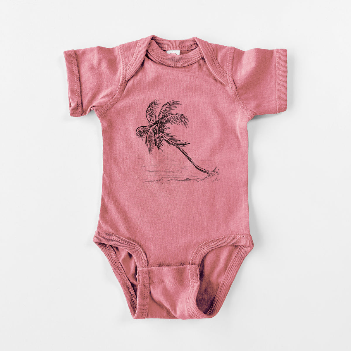 Coconut Palm - Cocos nucifera - Baby Fine Jersey Bodysuit
