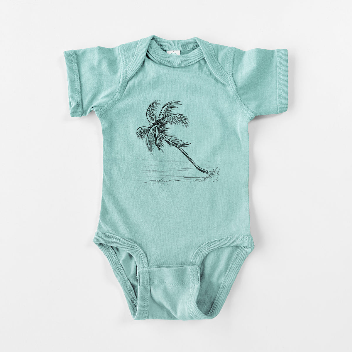 Coconut Palm - Cocos nucifera - Baby Fine Jersey Bodysuit