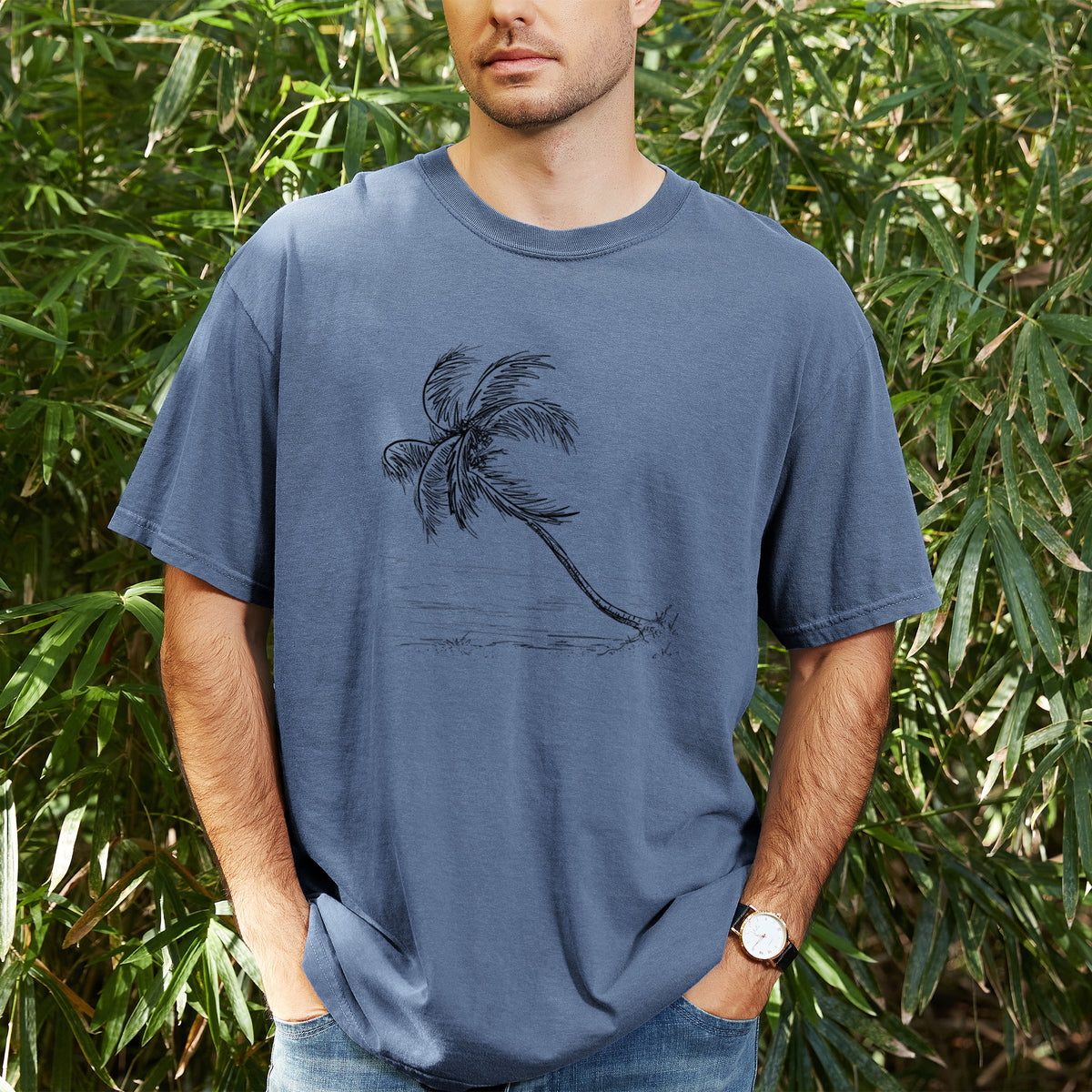 Coconut Palm - Cocos nucifera - Unisex Comfort Colors Garment-Dyed Heavyweight T-shirt
