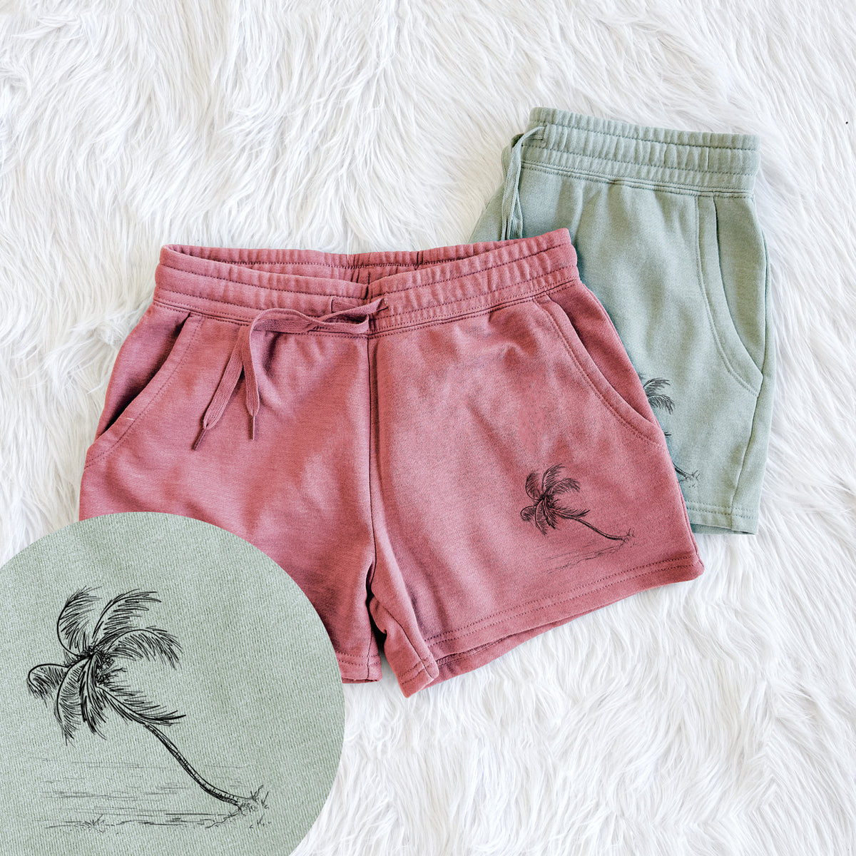 Coconut Palm - Cocos nucifera - Women&#39;s Cali Wave Shorts