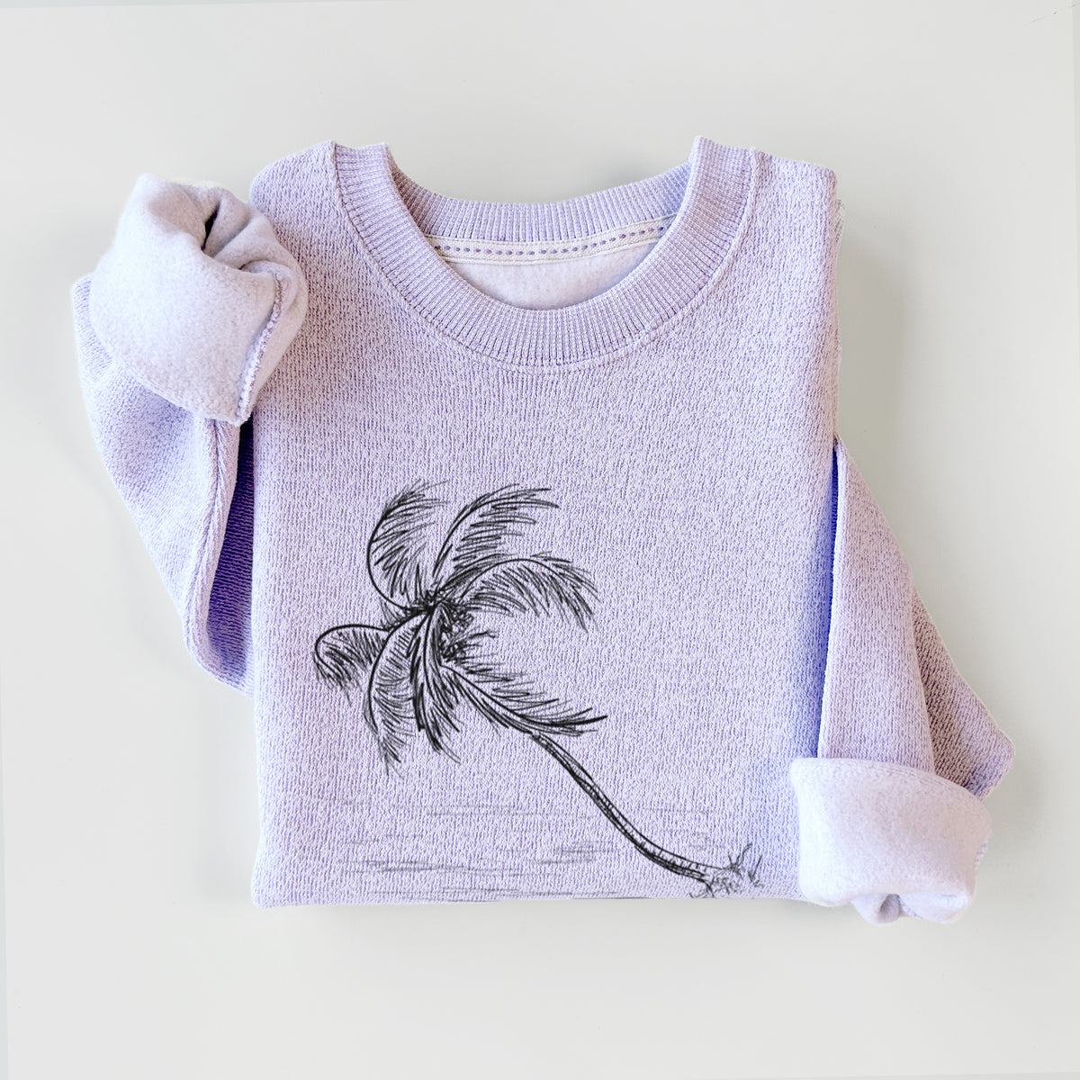 Coconut Palm - Cocos nucifera - Knit Sweatshirt