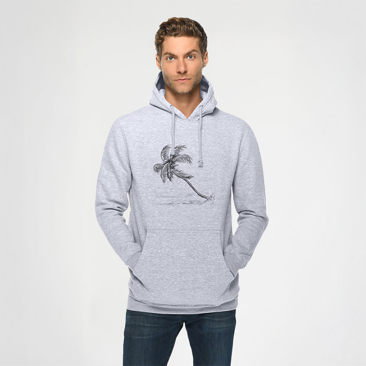 Coconut Palm - Cocos nucifera - Heavyweight Fleece Hoodie