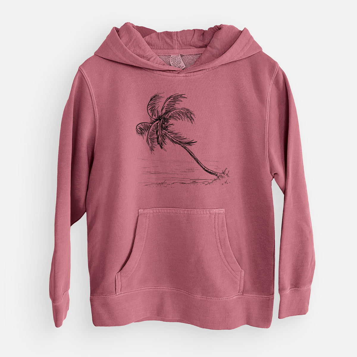 Coconut Palm - Cocos nucifera - Youth Pigment Dyed Hoodie
