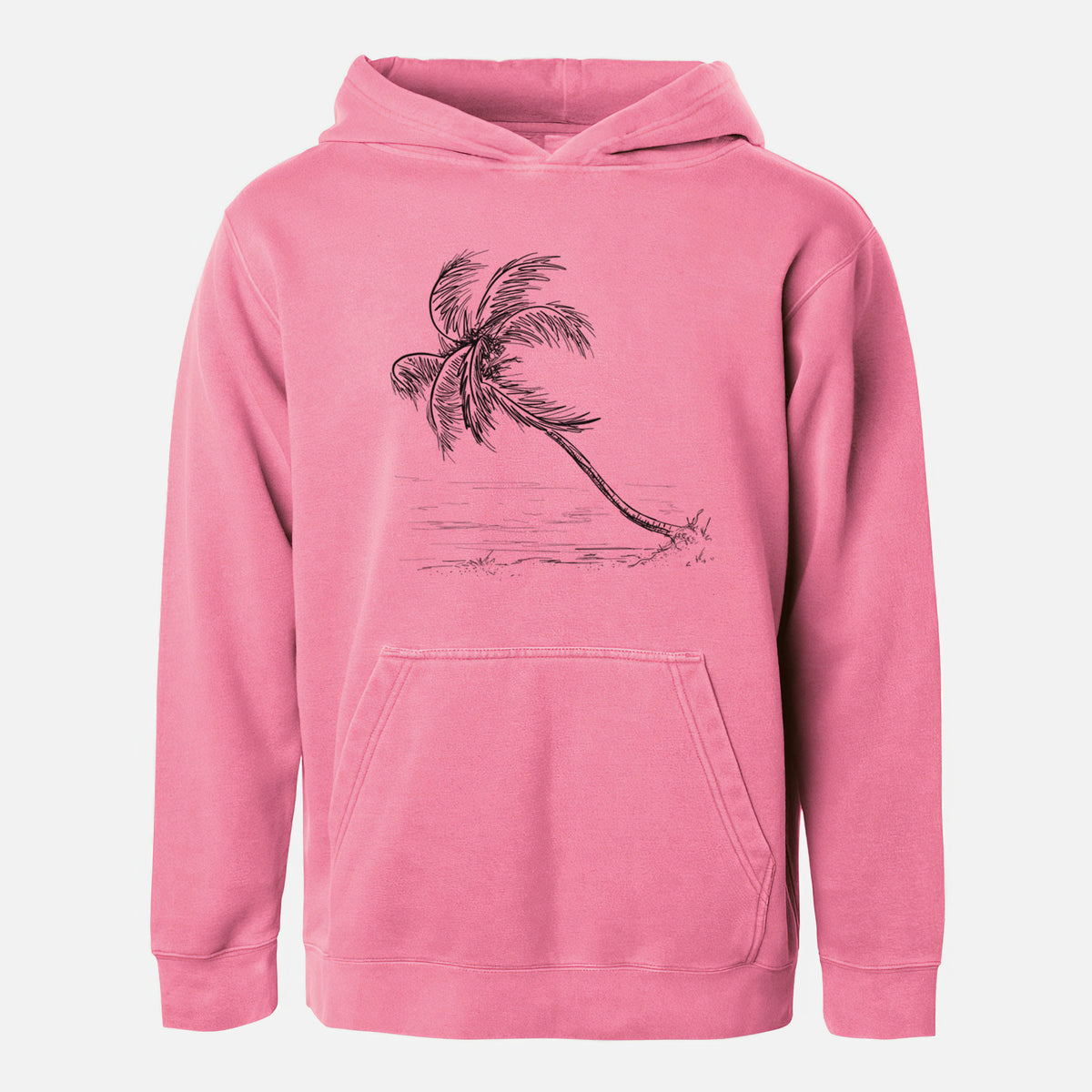 Coconut Palm - Cocos nucifera - Youth Pigment Dyed Hoodie