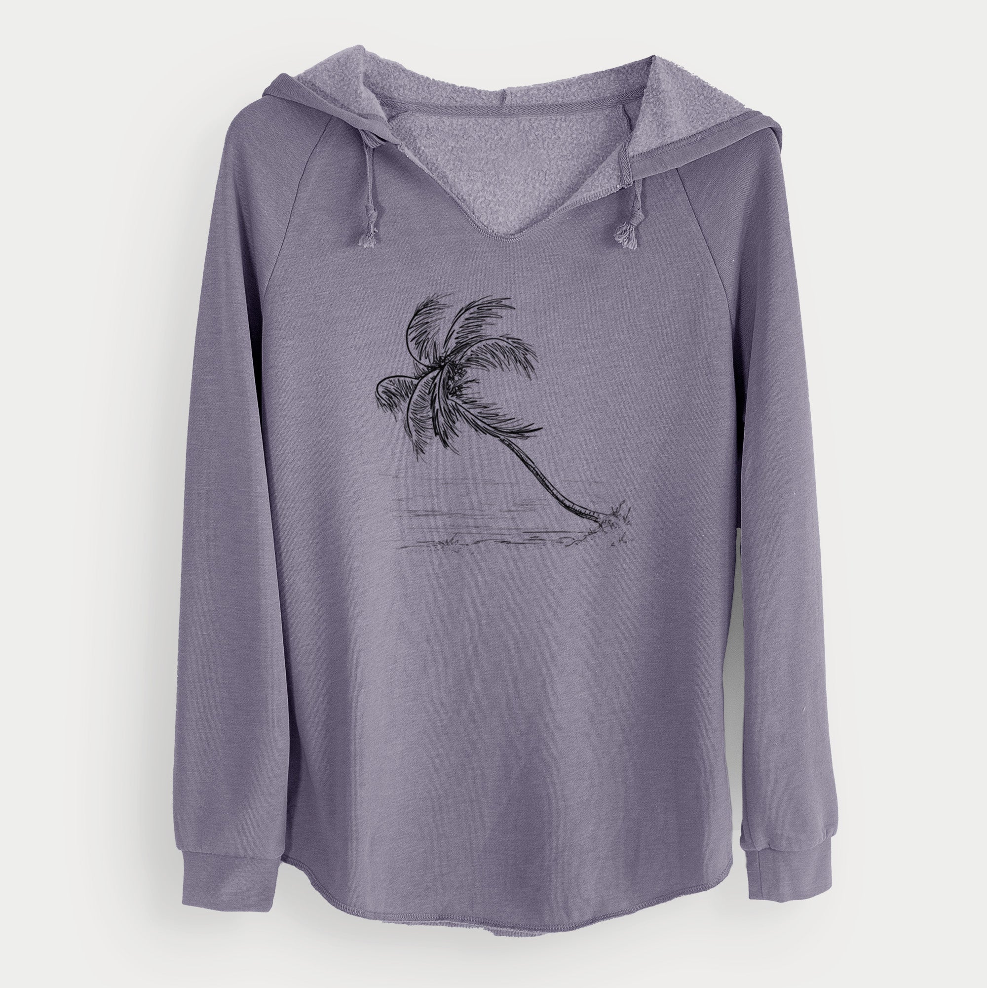 Coconut Palm - Cocos nucifera - Cali Wave Hooded Sweatshirt
