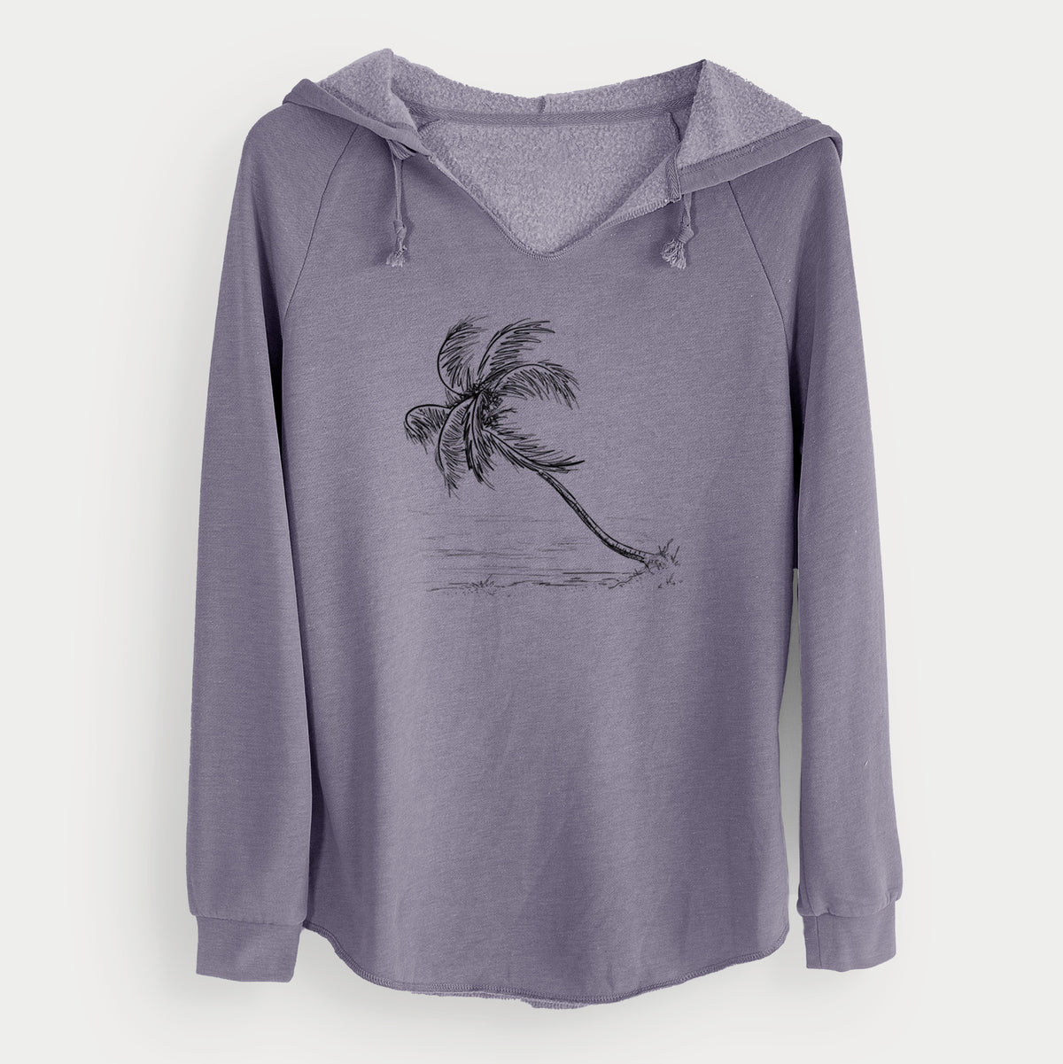 Coconut Palm - Cocos nucifera - Cali Wave Hooded Sweatshirt