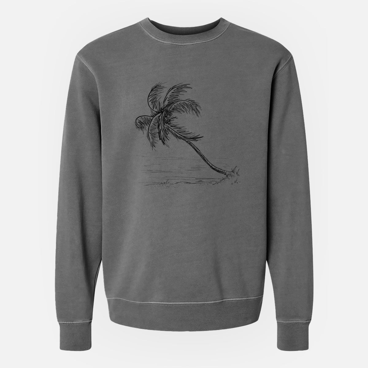 Coconut Palm - Cocos nucifera - Unisex Pigment Dyed Crew Sweatshirt