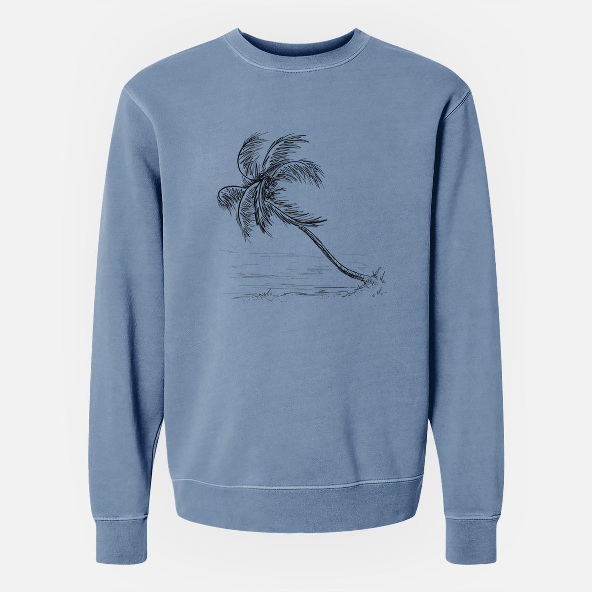 Coconut Palm - Cocos nucifera - Unisex Pigment Dyed Crew Sweatshirt