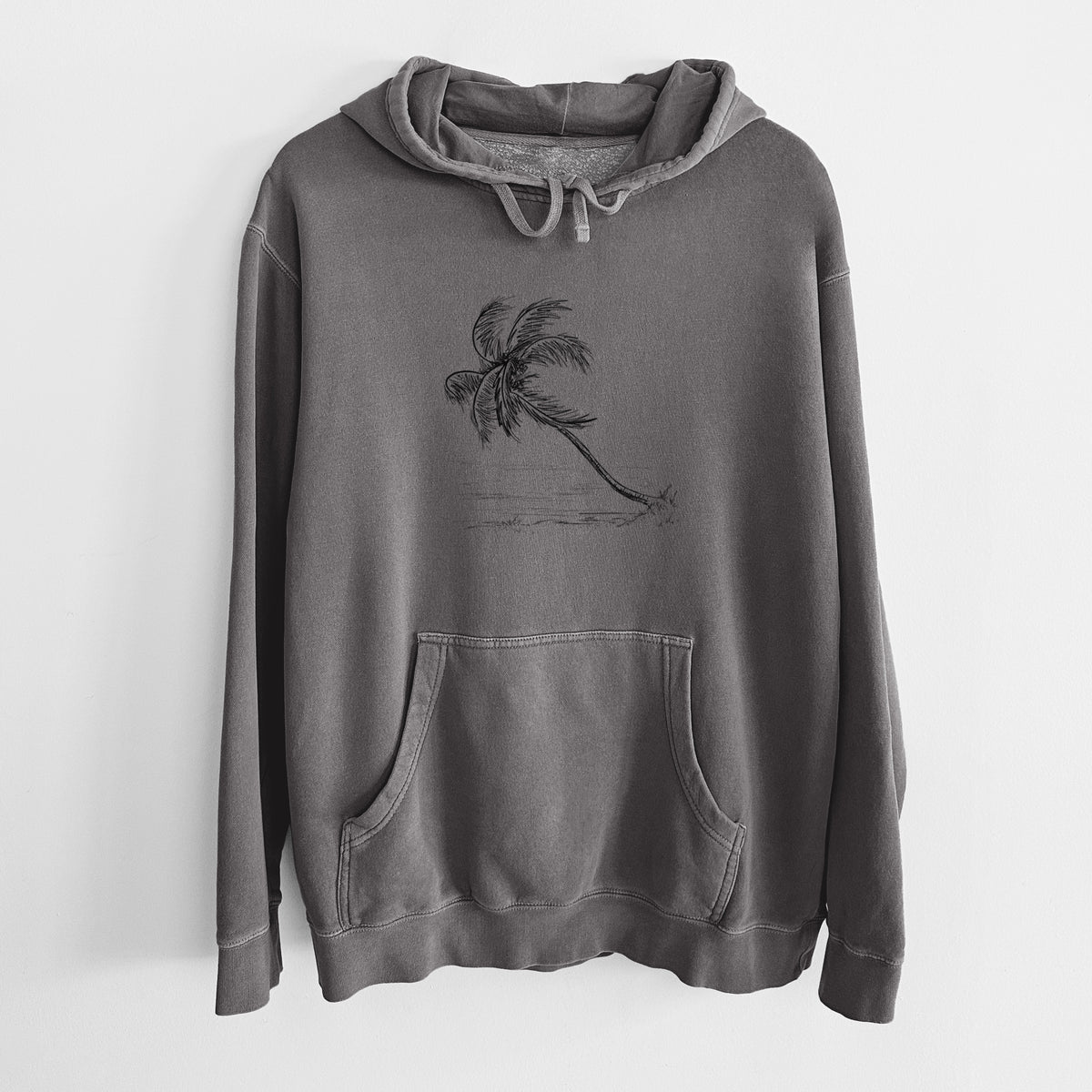 Coconut Palm - Cocos nucifera - Unisex Pigment Dyed Hoodie