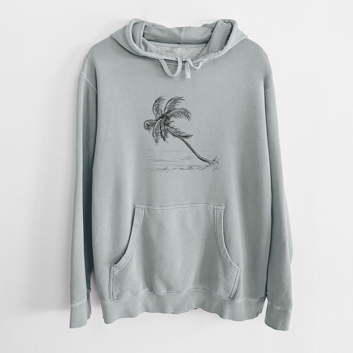 Coconut Palm - Cocos nucifera - Unisex Pigment Dyed Hoodie