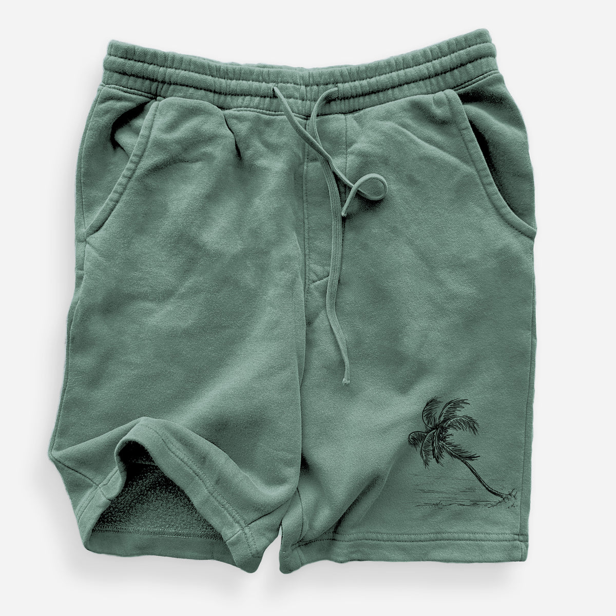 Coconut Palm - Cocos nucifera - Unisex Pigment Dyed Shorts