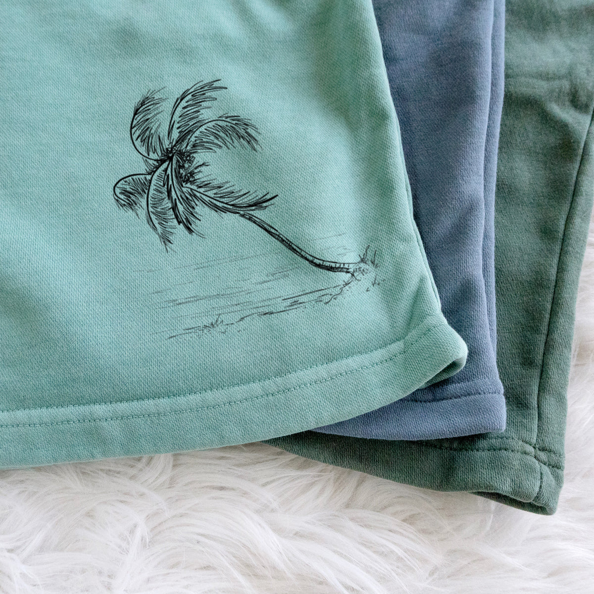 Coconut Palm - Cocos nucifera - Unisex Pigment Dyed Shorts