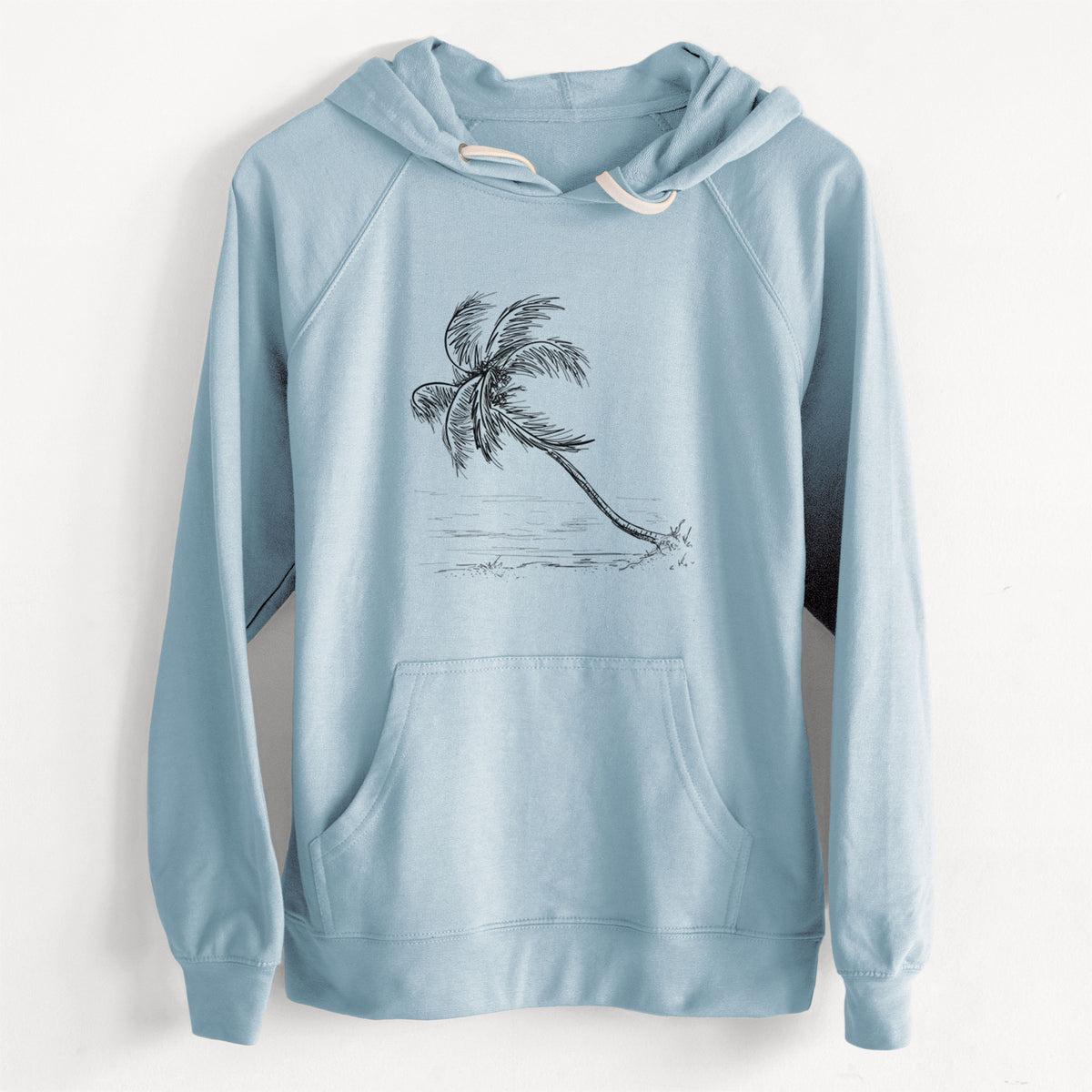 CLEARANCE - Coconut Palm - Cocos nucifera  - Unisex Slim Fit Loopback Terry Hoodie