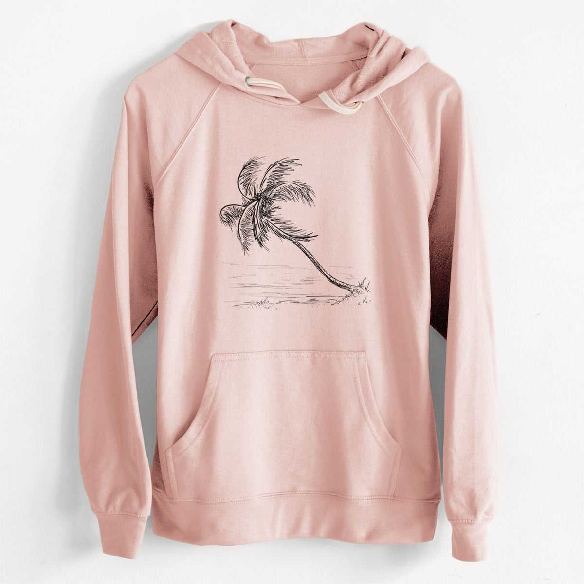 CLEARANCE - Coconut Palm - Cocos nucifera  - Unisex Slim Fit Loopback Terry Hoodie