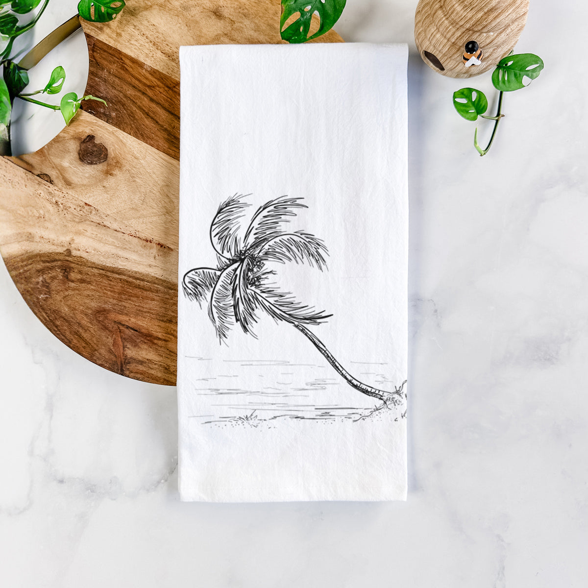 Coconut Palm - Cocos nucifera Tea Towel