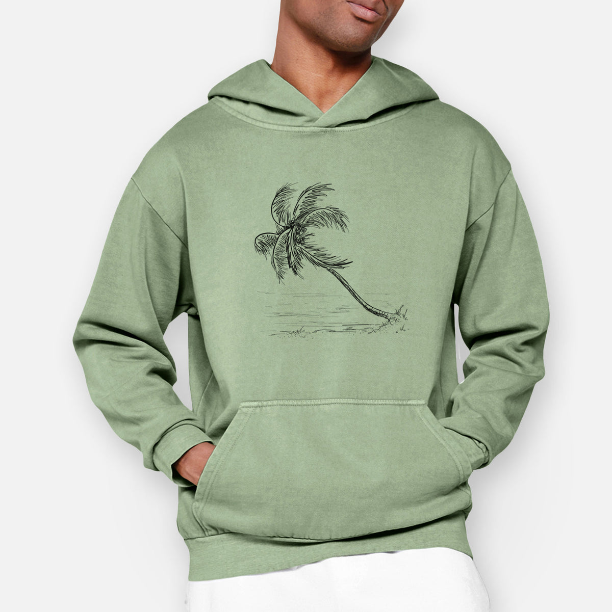 Coconut Palm - Cocos nucifera  - Urban Heavyweight Hoodie