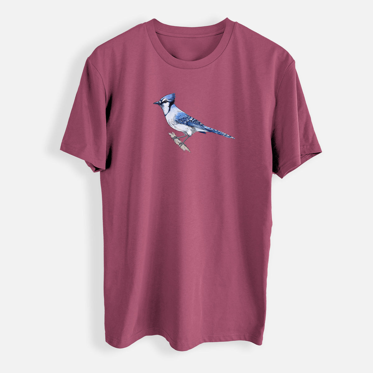 Vibrant Blue Jay - Cyanocitta cristata - Mens Everyday Staple Tee