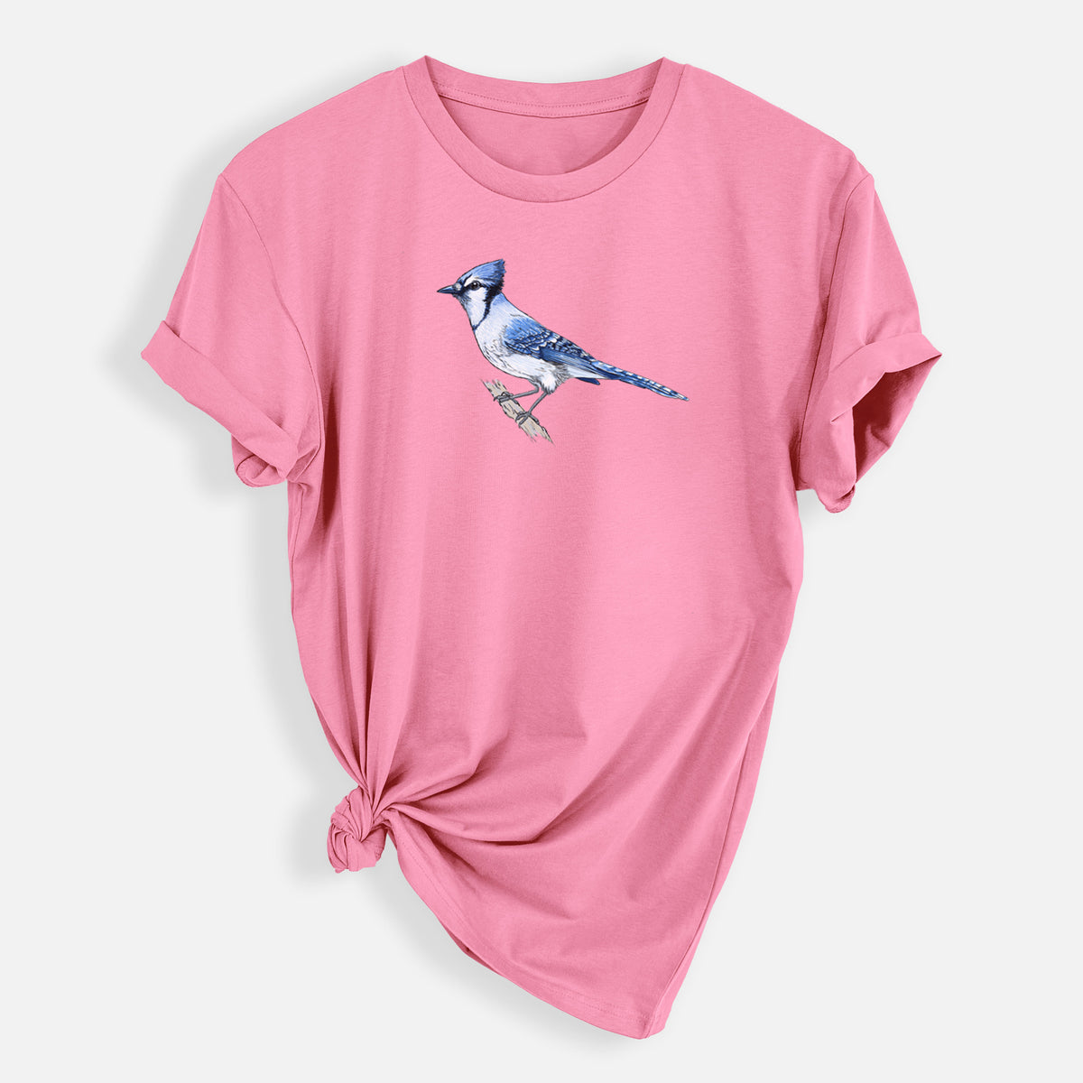 Vibrant Blue Jay - Cyanocitta cristata - Mens Everyday Staple Tee