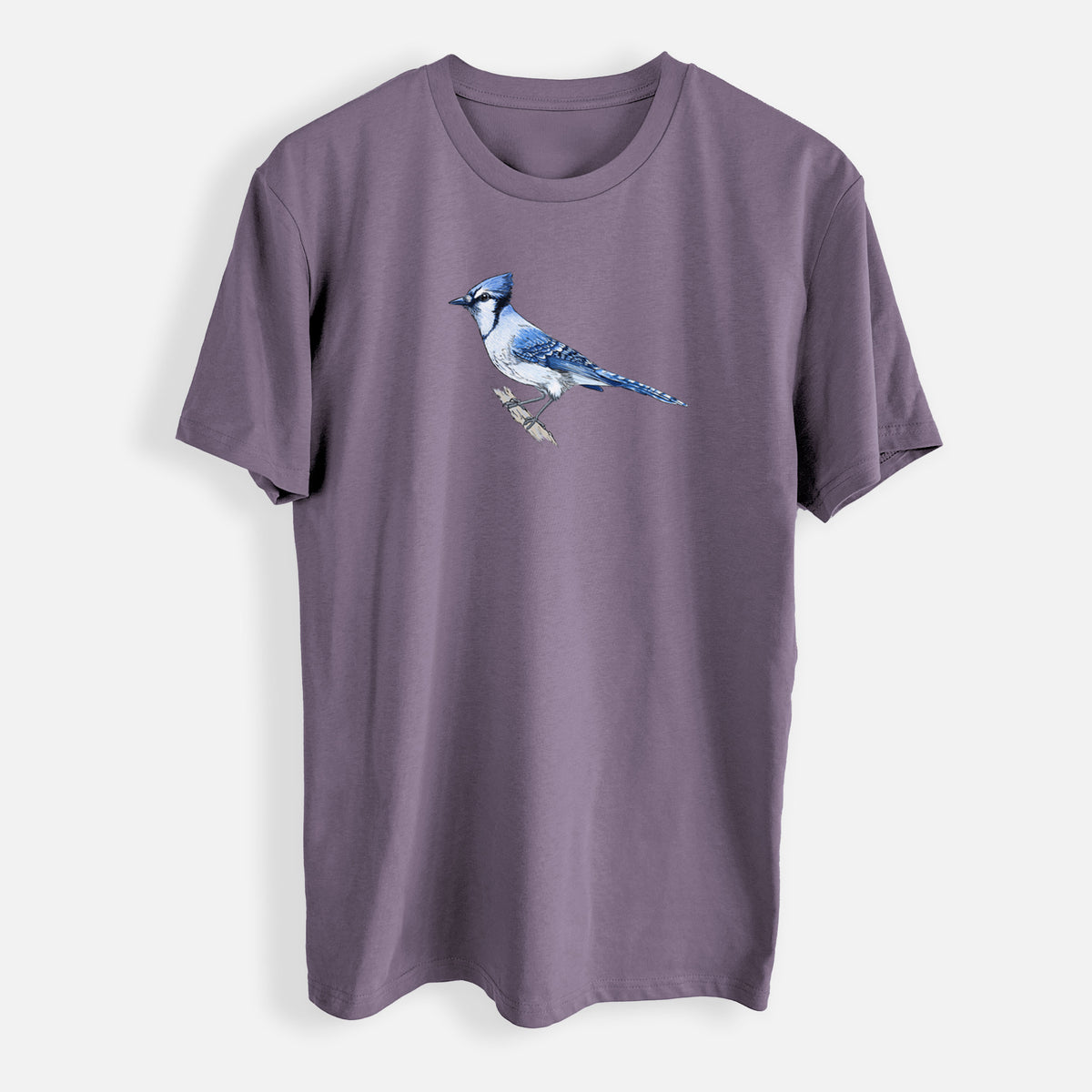 Vibrant Blue Jay - Cyanocitta cristata - Mens Everyday Staple Tee