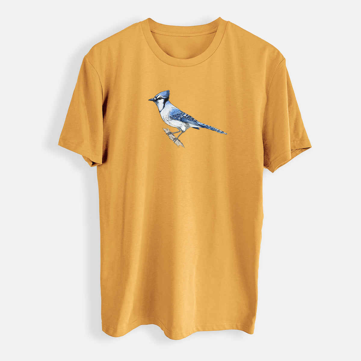 Vibrant Blue Jay - Cyanocitta cristata - Mens Everyday Staple Tee